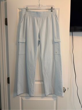 Lilly Pulitzer | Light Blue Cargo Loose Fit Lounge pants Sweatpants